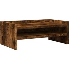 vidaXL Skärmställ Rökfärgad EK 42x24x16 cm TV-bänk