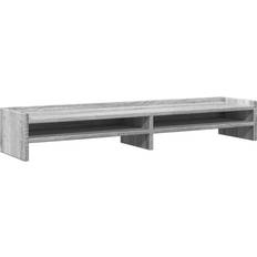 vidaXL Skärmställ Grå Sonoma 100x24x16 cm TV-bänk