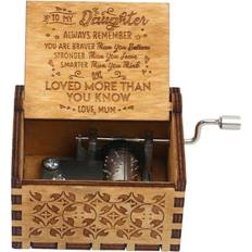 Wooden Toys Music Boxes Maxpower Wooden Music Box Hand-Cranked