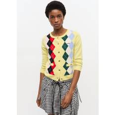 Dam - Gula Koftor Ganni Cashmere Wool Mix Cardigan Dam Koftor - Pear Sorbet
