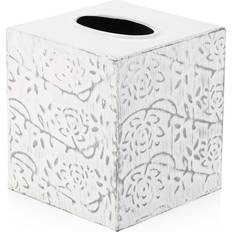 White Tissue Box Covers Craftsman Modern Farmhouse Tissue Box Cover