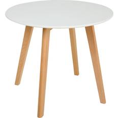 My baby Lou Kindertisch Weiß Buchefarben