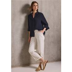 Street One Musselin Hemdbluse - Blau