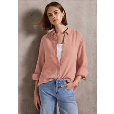 Blusen Street One Studio Frauen Musselin Hemdbluse - Rosa