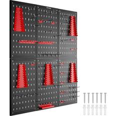 Tool Boards on sale tectake Tool Pegboard Jonah Hooks and Holders 6-Panel