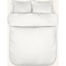 Heimtextilien Marc O'Polo Bettw'sche Senja Baumwolle Hellgrau 135x200 155x220 Bettbezug Grau, Beige