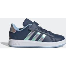 adidas Grand Court 2.0 Skor Barn Preloved Ink Iridescent Clear Sky