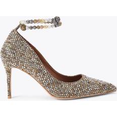 Kurt Geiger Beige Heels & Pumps Kurt Geiger Women's Heels Beige Combination Belgravia Heel Court Shoes - Beige
