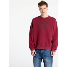 Guess Sweatshirts Jumpers Guess Go Vintage Triangle Crewneck Vino Multi Sweatshirt