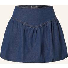 Lange nederdele Neo Noir Solar Denim Balloon Skirt Korte Nederdele - Blue