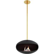 Cocoon Fires Etanolkaminer Cocoon Fires Aeris Svart Mässingsstång