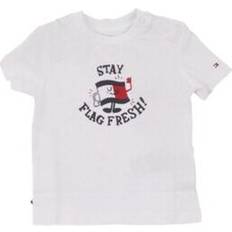 Tommy Hilfiger White Tops Tommy Hilfiger Graphic Crew Neck T-Shirt