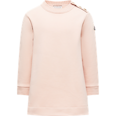 Moncler Dresses Moncler Enfant Girls Pink Cotton Jersey A-Line Dress - Pink