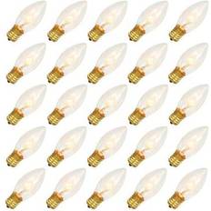 Christmas Tree Lights Vickerman 7 Watt 130 Volt C9 Intermediate Screw Base 25 Pack Christmas Tree Light