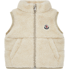 Moncler Vests Children's Clothing Moncler Enfant Boys Beige Ernst Sherpa Fleece Gilet - Beige