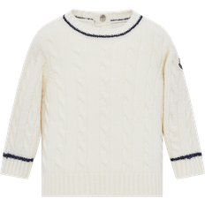 18-24M Knitted Sweaters Children's Clothing Moncler Ivory Wool Cable Knit Sweater - NEW
