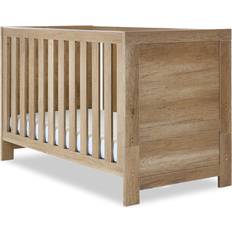 Cots OBaby Nika Cot Bed Oak Brown Standard