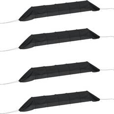 Red Fence Netting vidaXL Netting Tunnels Insect Protection Net 4 Pcs
