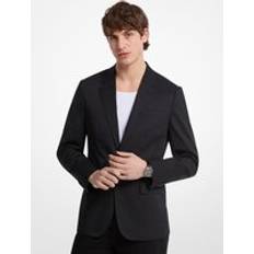 Ventilerande Kavajer Michael Kors Woven Blazer - Black