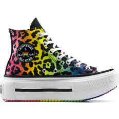 Converse Orange Sneakers Converse Chuck Taylor Pride Lift Leopardmönstrade Sneakers - Flerfärgad