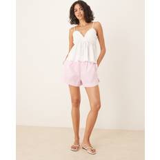 Gina Tricot Dame Shorts Gina Tricot Poplin Bomulds Poplin Shorts - Lyserød