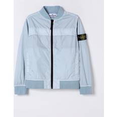 Stone Island Børnetøj Stone Island Crinkle Reps Nylon Jacket - Bleu Ciel