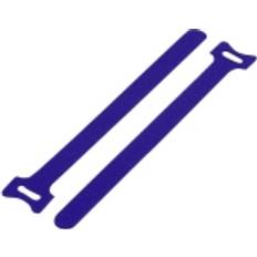 Blue Cable Ties TRU Components Hook And Loop Cable Tie 125 mm x 12 mm 20 pcs