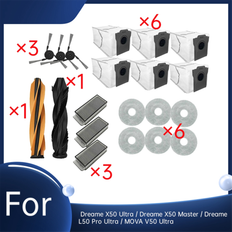 20 Pcs for Dreame MOVA V50 Ultra Vacuum