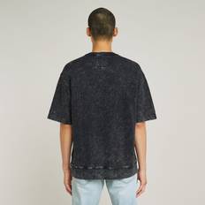 Herr - Korta ärmar Tröjor G-Star Acid Wash Loose Sweater - Black
