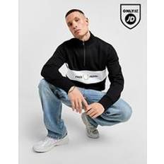 Fred Perry Cut Sew 1/2 Zip Sweatshirt - Black