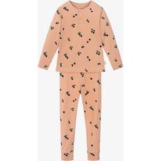 Flickor Pyjamasar Liewood Wilhelm Printed Pyjamas Set Stl 86 92 - Mini Berry