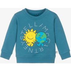 Ficka Sweatshirts Stella McCartney Kids Baby Printed Cotton Sweatshirt - Blue