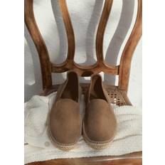 Leather - Men Espadrilles Mango Jute Suede Espadrilles Medium Brown