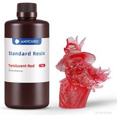 Anycubic 3D-utskrift Anycubic Standard Resin 1 L Transluscent Red