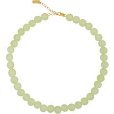 House of Vincent Candy Coral Pistachio Halskæde Dam Pärlhalsband - Gilded