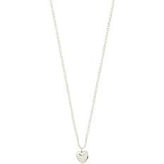Pilgrim Silver Halsband Pilgrim Alaia Necklace Silverplated Dam Halsband Med Hänge - Sølv