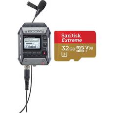 Voice Recorders & Handheld Music Recorders Zoom F1 Field Recorder 32GB MicroSDHC