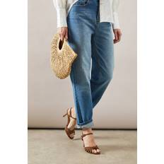 Wallis Isaura Faux Leather Stitch Detail Knotted Heel Sandals - Tan