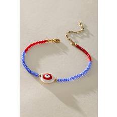 Red Anklets Free People Try My Luck Anklet - Red Coral
