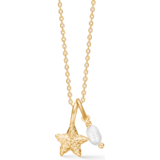 Studio Z Lustre Pearl Necklace Förgyllt Silver Sterling 925