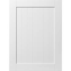 GoodHome Alpinia Tongue Groove Matt Shaker Cabinet Door - W
