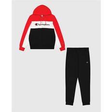 Champion Suits Champion Hooded Zip Up Sweatsuit - Red