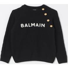 Black Knitted Sweaters Balmain Sweater Kids - Black