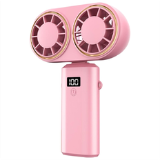 Ventilatori Portatili Melitt Handheld USB Charging Cooler Dual Digital Display