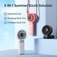 Handventilatoren Jisulife Handheld Ventilator Life7 Roze