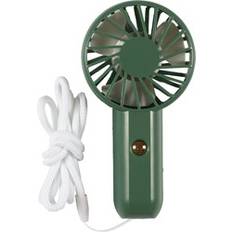 Handventilatoren Draagbare Handventilator Oplaadbaar Via USB Groen