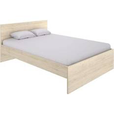 Camas y Colchones Dekit De Ely 85x156x192 Natural Cama con Estructura