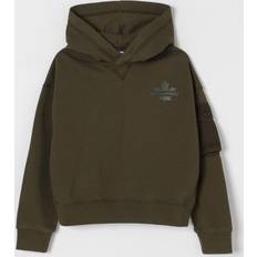 Pocket Knitted Sweaters Children's Clothing DSquared2 Kids Hoodie Sweater - Green