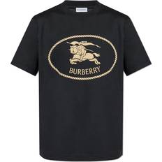 Burberry XL T-shirts Burberry Knight Stamp Cotton T-shirt - Black