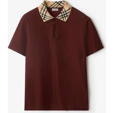 Burberry Pikétröjor Burberry Bomull Stiliga T-shirts Polos Kollektion - Red